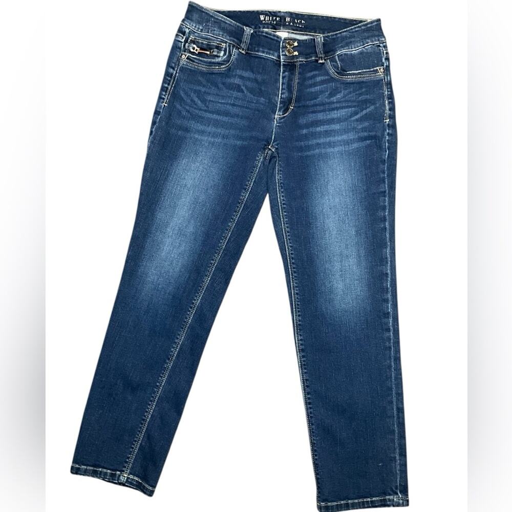 White House Black Market Women's Jeans Crop Straight Leg Size 4